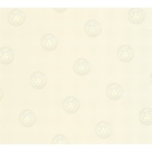 Versace Mustertapete Vanitas Vliestapete grau weiß 10,05 m x 0,70 m