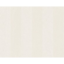 Versace Streifentapete Pompei, Tapete, metallic, weiß
