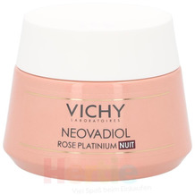 Vichy Neovadiol Rose Platinium Night Cream Calcium + Vegetal Sugars Natural And Dull Skin 50 ml