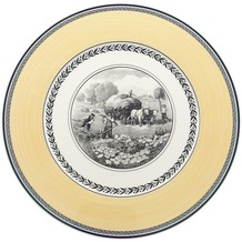 Villeroy & Boch Vintage Audun Ferme Platzteller gelb,grau