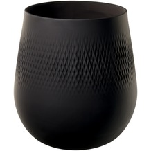 Villeroy & Boch Collier noir Vase Carré groß schwarz
