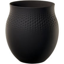 Villeroy & Boch Collier noir Vase Perle groß schwarz
