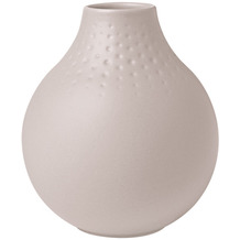 Villeroy & Boch Manufacture Collier beige Vase Perle klein beige