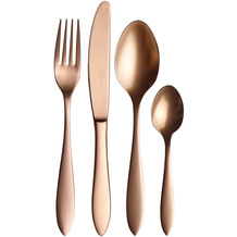 Villeroy & Boch Manufacture Cutlery Tafelbesteck für 12 Personen 48tlg. edelstahl Farbe: Kupfer