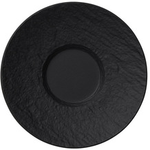 Villeroy & Boch Manufacture Rock Mokka-/Espressountertasse schwarz,grau