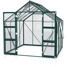 vitavia Gewächshaus Olymp Einscheibenglas 3mm, smaragd 6,7 m²