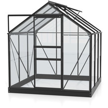 vitavia Gewächshaus Planet Einscheibenglas 3mm, anthrazit - Set 3,8 m²