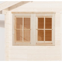 Weka Doppelfenster für weka Gartenhaus 21/28 mm, 138x79 cm