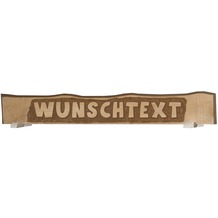 Weka handgeschnitztes Massivholzschild mit individuellem Text, bis zu12 Buchstaben