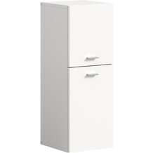 xonox.home Boston Badschrank (B/H/T: 30x80x29 cm) in wei Nachbildung und wei Nachbildung bodenstehend und hngend montierbar