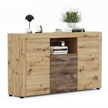 xonox.home Fly Sideboard (B/H/T: 152x89x34 cm) in Artisan Eiche Nachbildung und Artisan Eiche Nachbildung