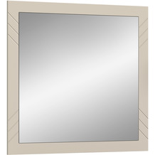 xonox.home Notes Spiegel (B/H/T: 80x80x2 cm) in sandbeige Melamin und sandbeige matt/Spiegel