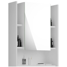 xonox.home Venice Spiegelschrank (B/H/T: 60x77x19 cm) in weiß Melamin und weiß Hochglanz tiefzieh