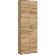 xonox.home Zeno Hochschrank (B/H/T: 64x189x32 cm) in Evoke Oak Nachbildung und Evoke Oak Nachbildung