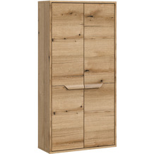 xonox.home Zeno Midischrank (B/H/T: 64x132x32 cm) in Evoke Oak Nachbildung und Evoke Oak Nachbildung