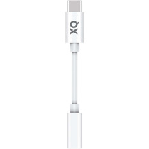 xqisit NP Audio/Headphone Adapter USB-C zu 3,5mm weiß