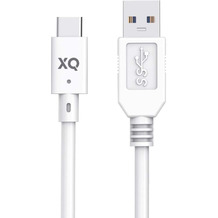 xqisit NP Charge & Sync USB-C to USB-A 3.1 100cm weiß