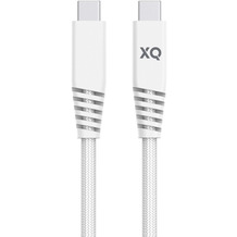 xqisit NP Cotton Braided USB-C / USB-C 3.1 200cm E weiß