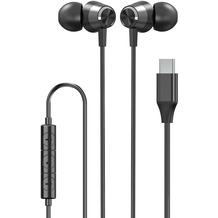 xqisit NP In ear headset wired with type C schwarz