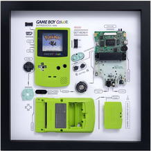 Xreart Zerlegter Game Boy im Bilderrahmen | Nintendo Game Boy Color | grün | HKGBC02