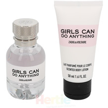 Zadig & Voltaire Girls Can Do Anything Giftset Edp Spray 30ml/Body Lotion 50ml 80 ml