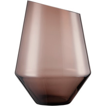 Zwiesel Glas Vase / Windlicht groß smoky Diamonds
