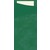 Duni Sacchetto Serviettentasche Uni dunkelgrün, 8,5 x 19 cm, Tissue Serviette 2lagig cream, 100 Stück