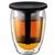Bodum TEA FOR ONE Teeglas mit Kunststofffilter 0,35 l schwarz