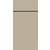 Duni Duniletto Slim Uni greige, 40 x 33 cm, 65 Stück