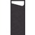 Duni Sacchetto Serviettentasche schwarz, 11,5 x 23 cm, Dunisoft Serviette weiß, 60 Stück