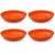 Friesland 4er Set Suppenteller, Happymix, Friesland, 20 cm Orange