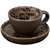 Le Coq Porcelaine Kaffeetasse mit Untertasse 0,08 lt Phobos Braun
