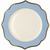 Le Coq Porcelaine Teller flach 30,5 cm Ionica Hellblau mit Goldrand