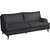 Max Winzer Passion Sofa 3-Sitzer (2-geteilt) Flachgewebe graphit