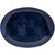 Maxwell & Williams ARC Platte oval, 36 x 27 cm, Indigoblau, Premium-Keramik, in Geschenkbox