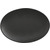 Maxwell & Williams CAVIAR BLACK Platte oval, 35 x 25 cm, Premium-Keramik