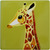 Maxwell & Williams PETE CROMER Keramikuntersetzer Giraffe, Keramik - Kork