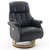 MCA furniture Calgary Comfort elektrisch Relaxsessel mit Fußstütze, schwarz/natur