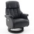 MCA furniture Calgary Comfort elektrisch Relaxsessel mit Fußstütze, schwarz/schwarz