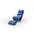 MCA furniture York Relaxer mit Hocker blau 67 x 111 x 102 cm