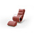 MCA furniture York Relaxer mit Hocker rot 67 x 111 x 102 cm