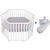 Roba Bundle 'roba Style' inkl. 6-eckigem Laufgitter weiß und grauer Mikrofaser-Bettschlange, geprüft
