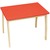 Roba Kindertisch rot lackiert, H 56 cm