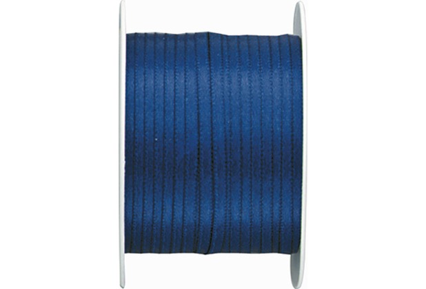 Duni Seidenband blau, 3 mm x 10 m