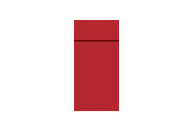 Duni Duniletto Slim Uni rot, 40 x 33 cm, 65 Stück