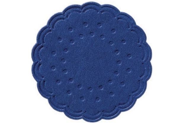 Duni Untersetzer 8lagig Tissue Uni dunkelblau, ø 7,5 cm, 250 Stück