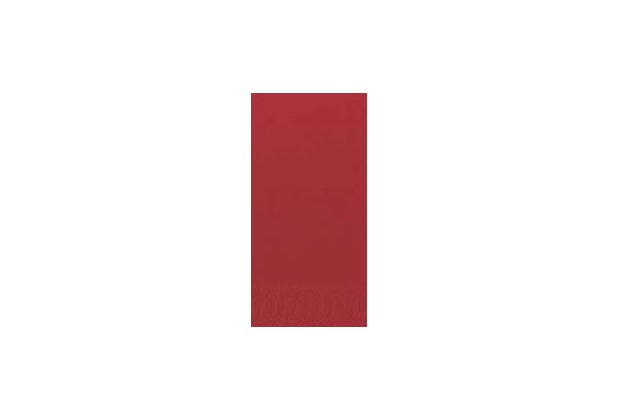 Duni Servietten 3lagig Tissue Uni rot, 33 x 33 cm, 250 Stück
