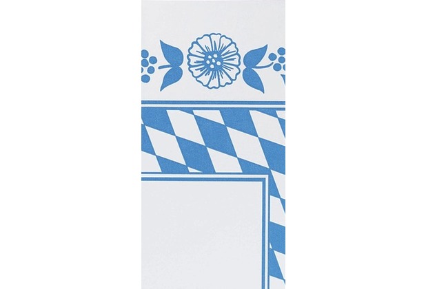 Duni Mitteldecken aus Dunicel Motiv Bayer. Raute, 84 x 84 cm, 100 Stück