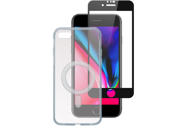 4smarts 360 Starter Set X-Pro Full Cover Glas Apple iPhone SE3 / SE2 / 8 / 7