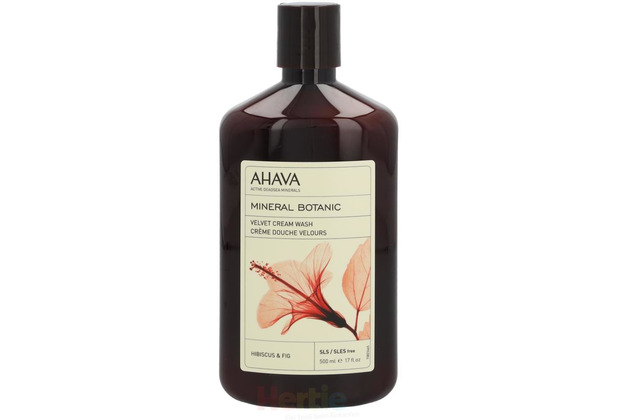 Ahava Mineral Botanic Cream Wash Hibiscus & Fig 500 ml